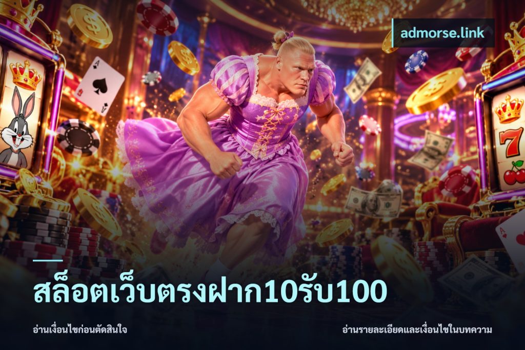 สล็อตเว็บตรงฝาก10รับ100