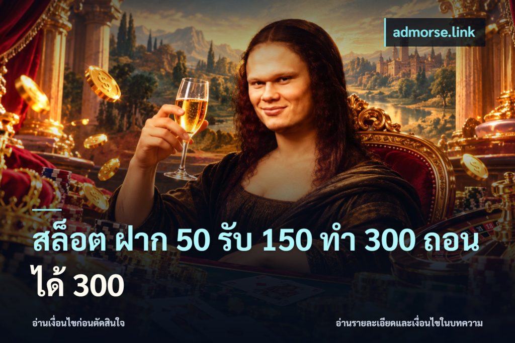 สล็อต ฝาก 50 รับ 150 ทํา 300 ถอนได้ 300