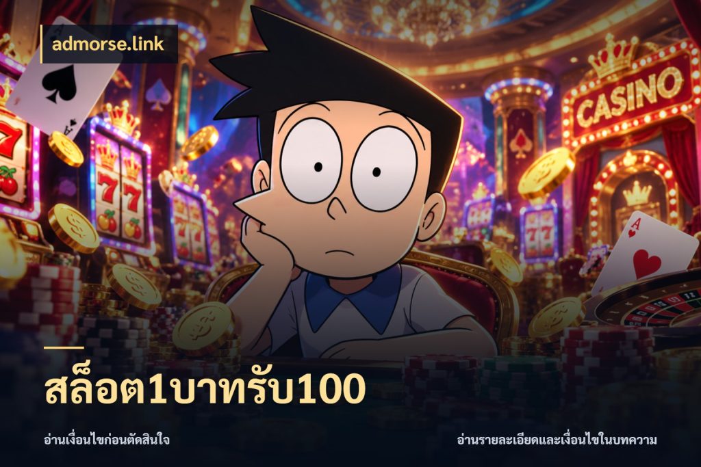 สล็อต1บาทรับ100 สีสันของโปรฝากและยอดรับ สไตล์ admorse.link