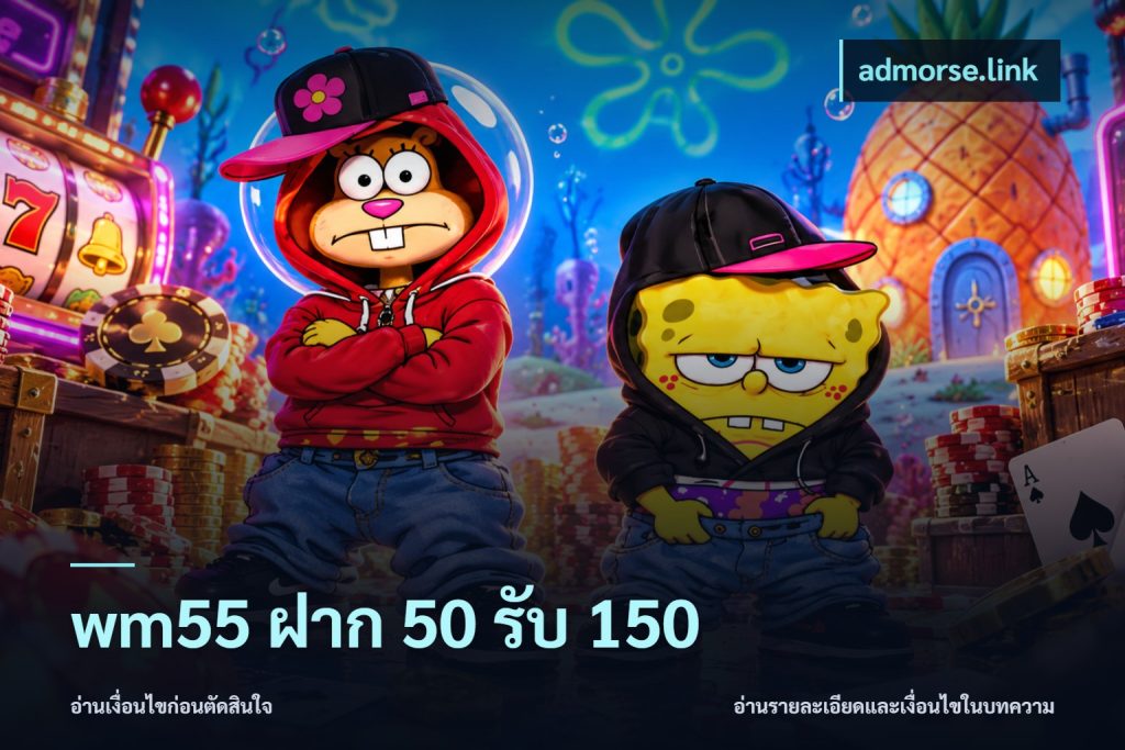 wm55 ฝาก 50 รับ 150