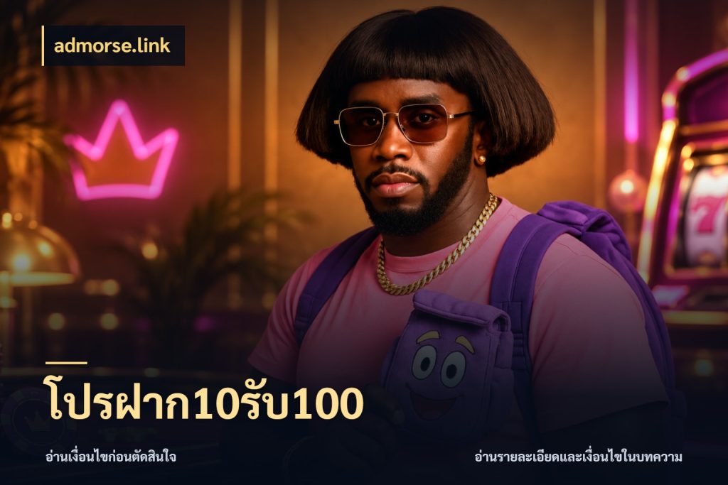 โปรฝาก10รับ100 โปรยอดรับที่สายเกมสนใจ สไตล์ admorse.link