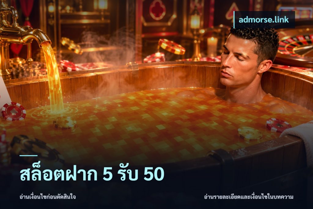 สล็อตฝาก 5 รับ 50