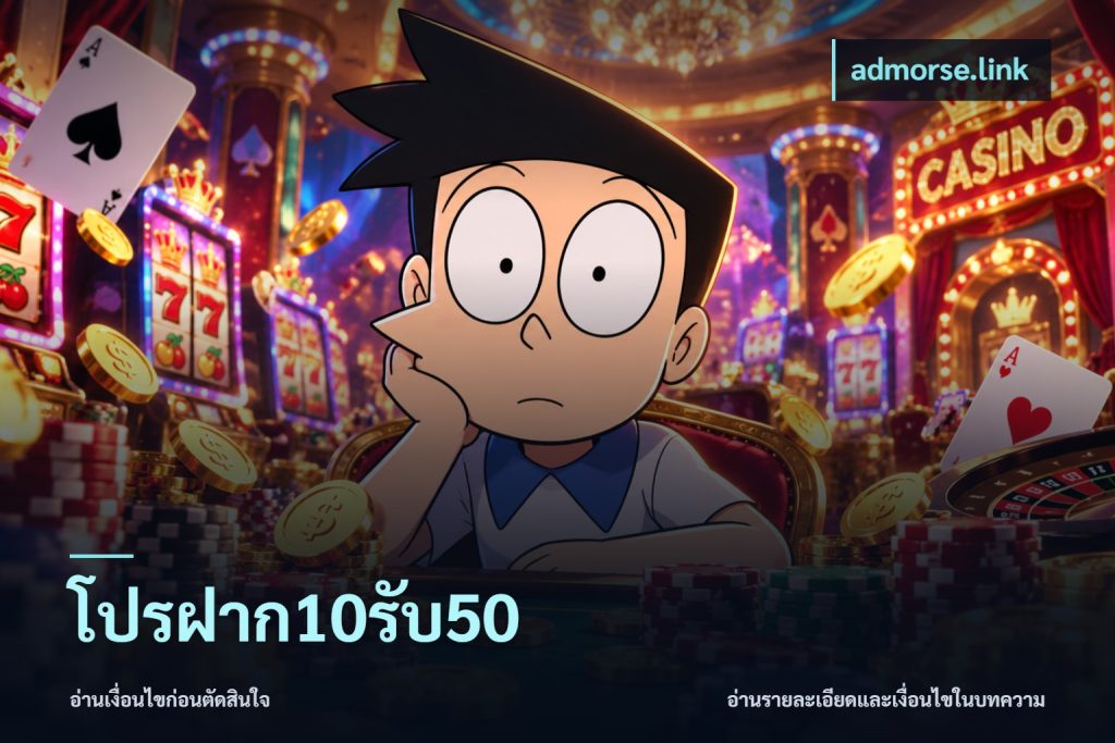 โปรฝาก10รับ50