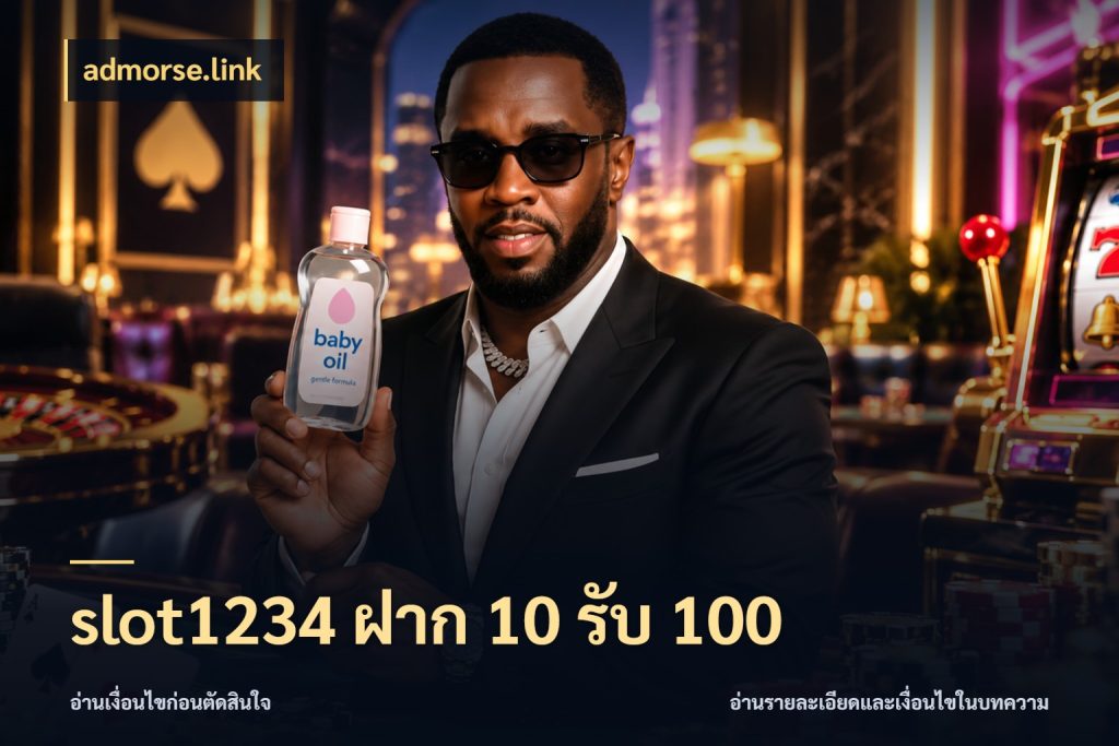 slot1234 ฝาก 10 รับ 100 สีสันของโปรฝากและยอดรับ กับ admorse.link