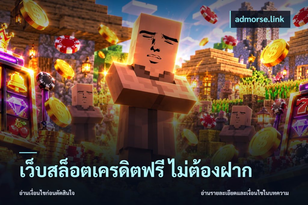 เว็บสล็อตเครดิตฟรี ไม่ต้องฝาก
