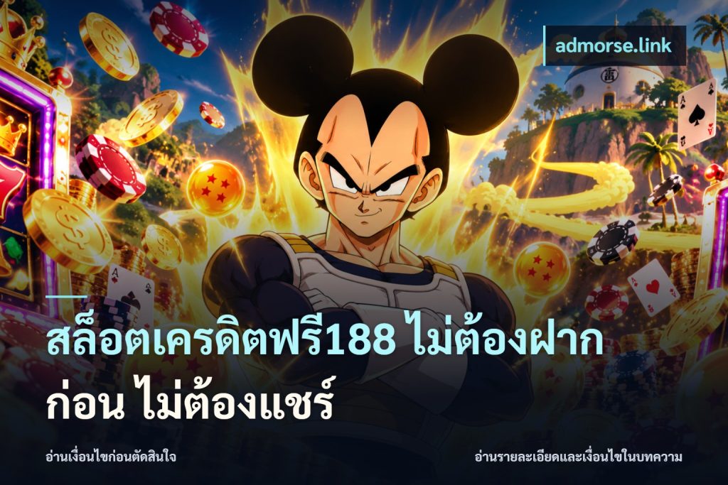 สล็อตเครดิตฟรี188 ไม่ต้องฝาก ก่อน ไม่ต้องแชร์