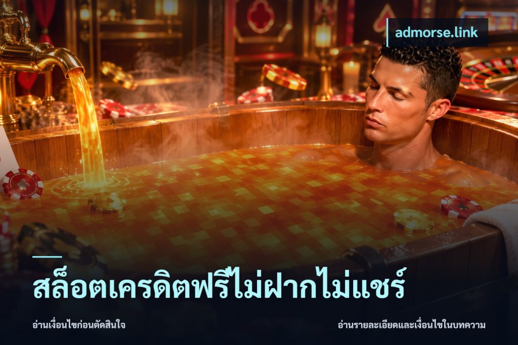 สล็อตเครดิตฟรีไม่ฝากไม่แชร์