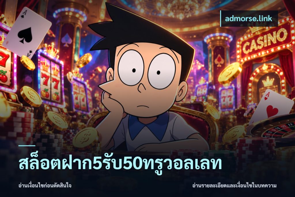 สล็อตฝาก5รับ50ทรูวอลเลท