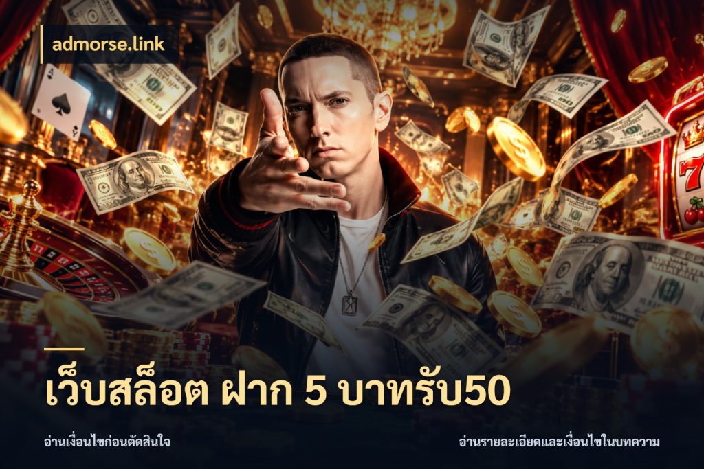 เว็บสล็อต ฝาก 5 บาทรับ50 โปรยอดรับที่สายเกมสนใจ สไตล์ admorse.link