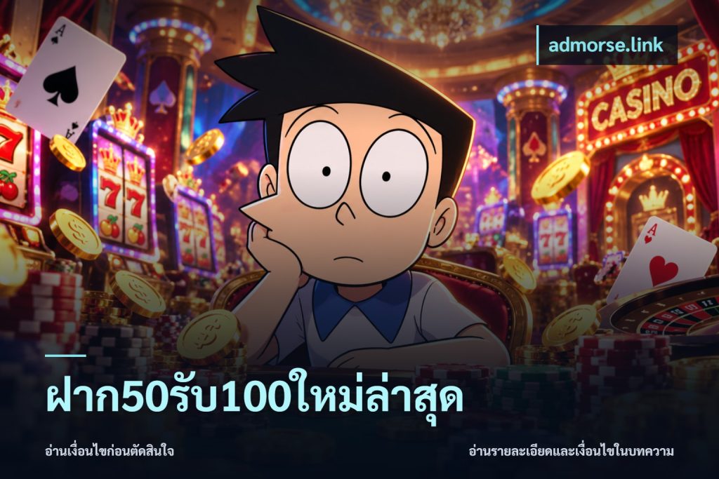 ฝาก50รับ100ใหม่ล่าสุด
