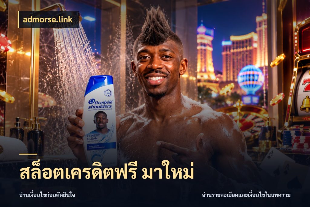 สล็อตเครดิตฟรี มาใหม่ ชนิดเครดิตกับสิทธิ์ที่คุณอยากรู้ ในมุม admorse.link