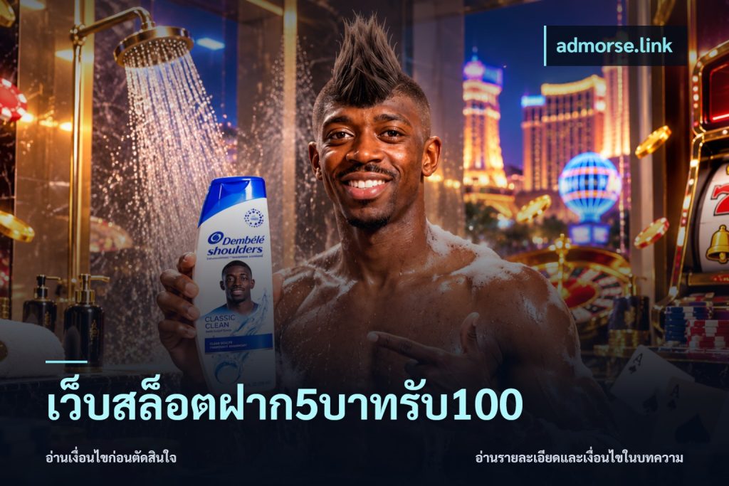 เว็บสล็อตฝาก5บาทรับ100