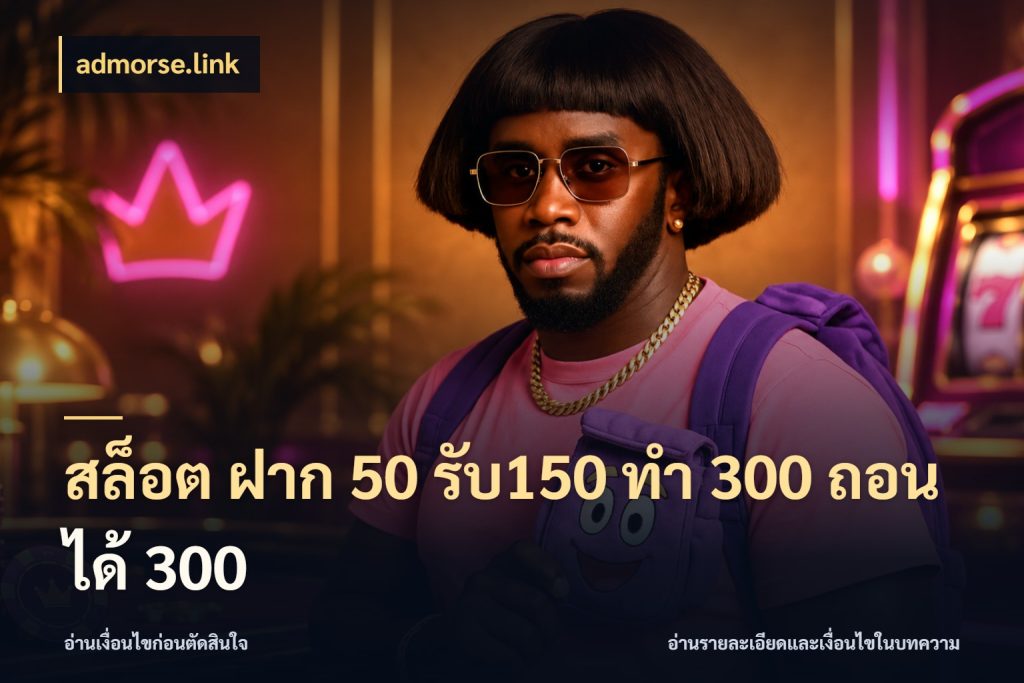 สล็อต ฝาก 50 รับ150 ทํา 300 ถอนได้ 300 admorse.link ยอดฝากและยอดรับในมุมของคนชอบลุ้น