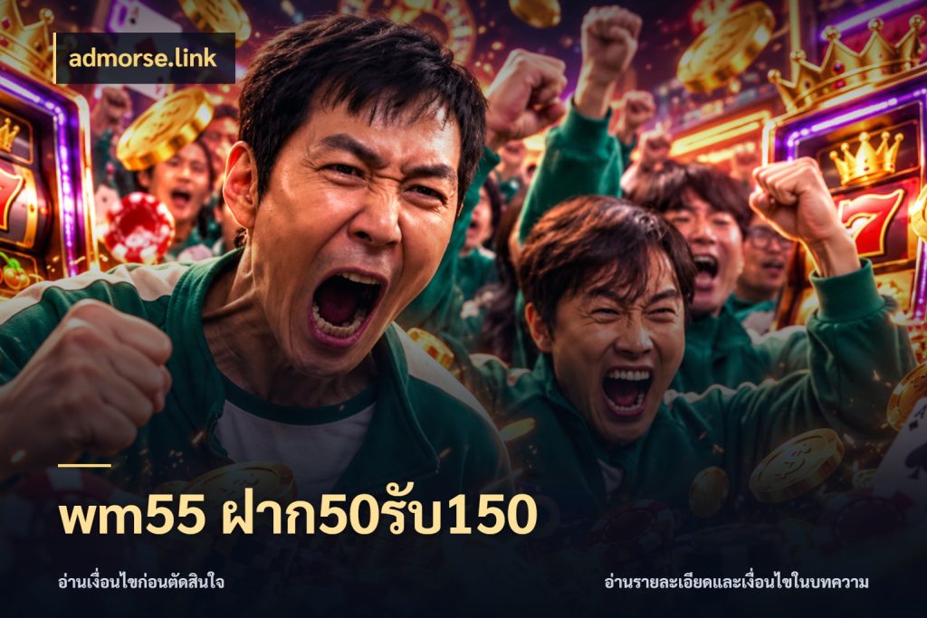 wm55 ฝาก50รับ150