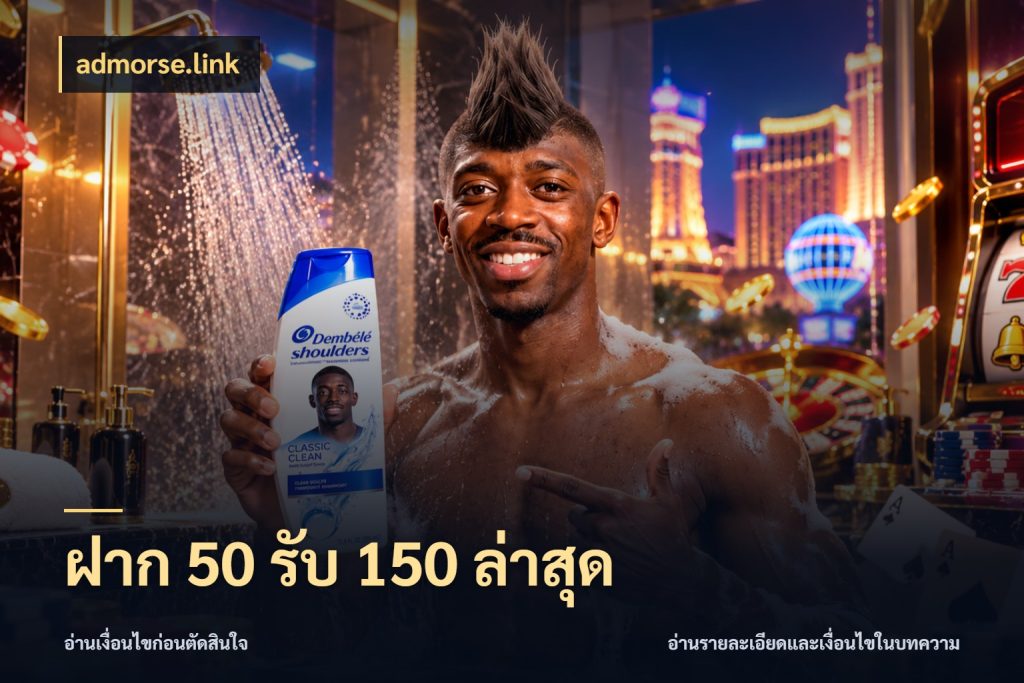 ฝาก 50 รับ 150 ล่าสุด