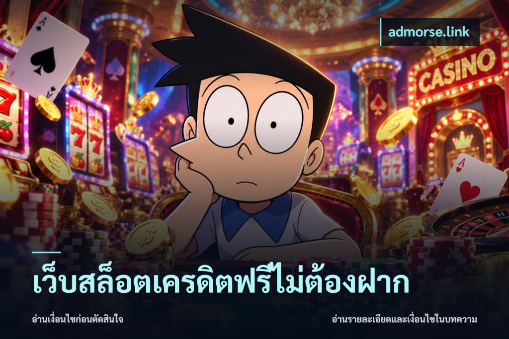 เว็บสล็อตเครดิตฟรีไม่ต้องฝาก