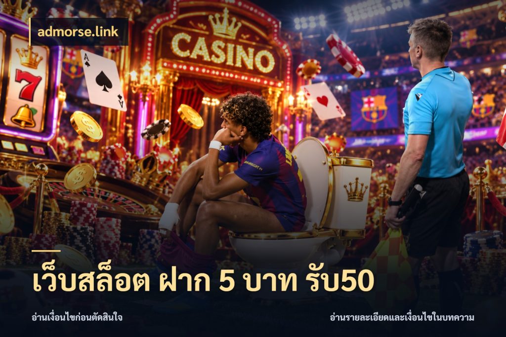 เว็บสล็อต ฝาก 5 บาท รับ50 admorse.link สีสันของโปรฝากและยอดรับ