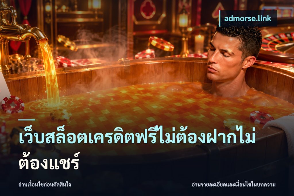 เว็บสล็อตเครดิตฟรีไม่ต้องฝากไม่ต้องแชร์