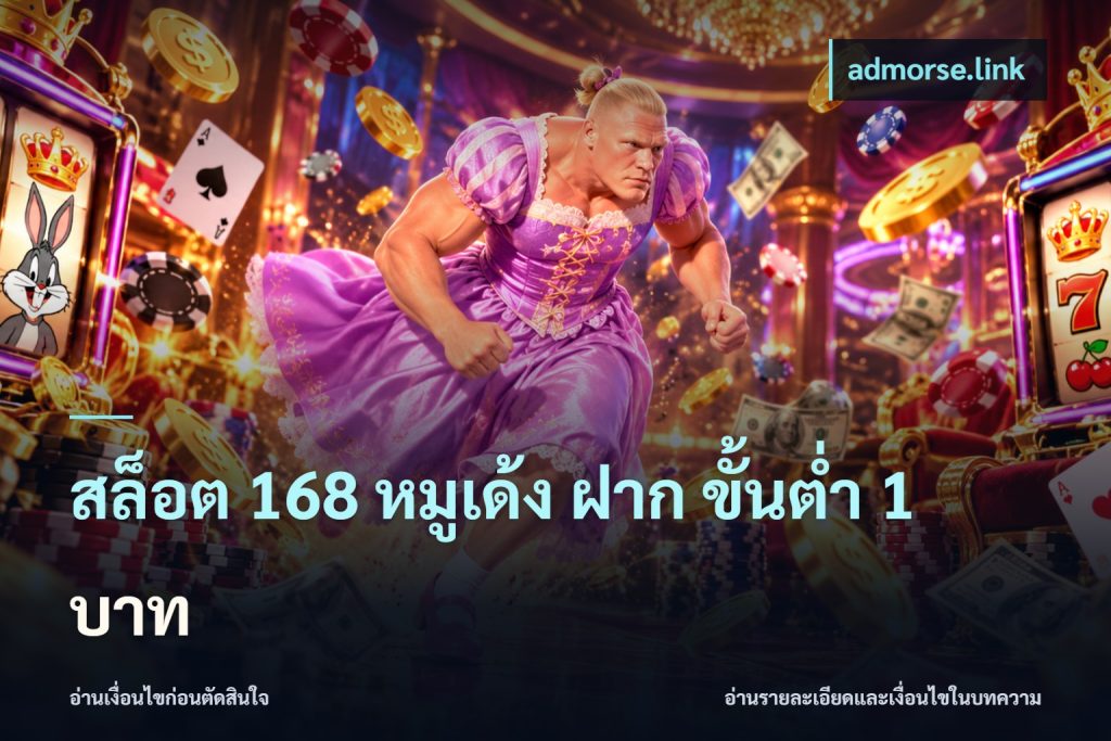สล็อต 168 หมูเด้ง ฝาก ขั้นต่ำ 1 บาท