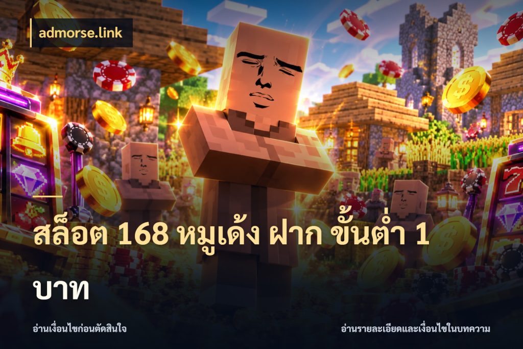สล็อต 168 หมูเด้ง ฝาก ขั้นต่ำ 1 บาท admorse.link ทุนเบาก็มีสีสันในจังหวะของคุณ