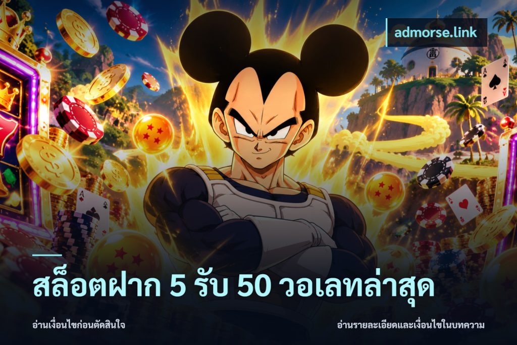 สล็อตฝาก 5 รับ 50 วอเลทล่าสุด