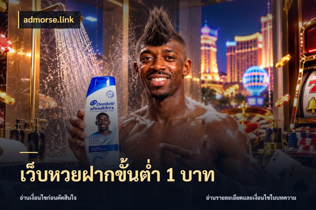 เว็บหวยฝากขั้นต่ำ 1 บาท admorse.link รูปแบบยอดกับขอบเขตของสายหวย