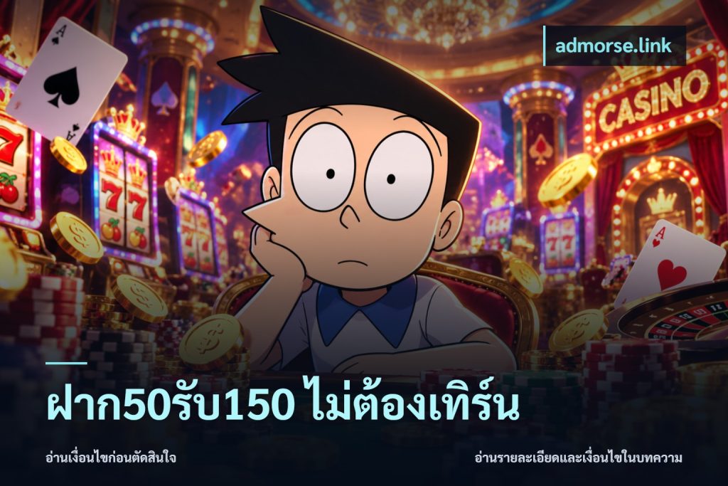 ฝาก50รับ150 ไม่ต้องเทิร์น