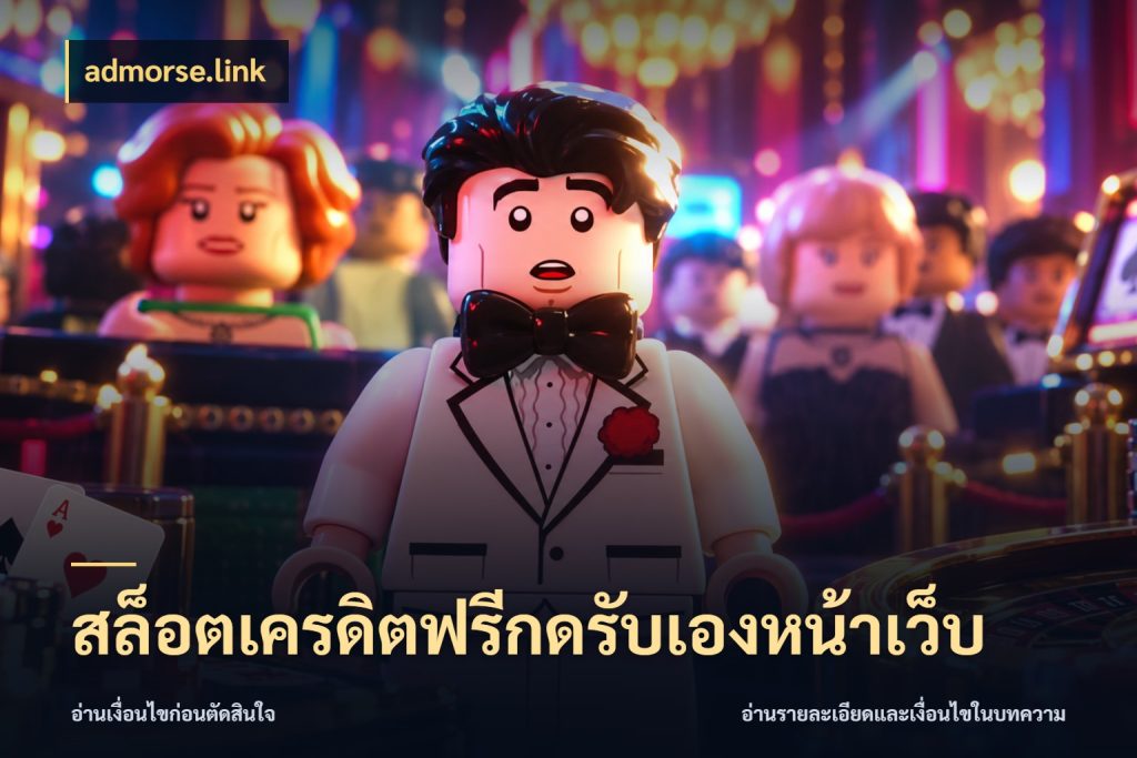 สล็อตเครดิตฟรีกดรับเองหน้าเว็บ เครดิตฟรีกับจังหวะลุ้นที่คุณเลือก สไตล์ admorse.link