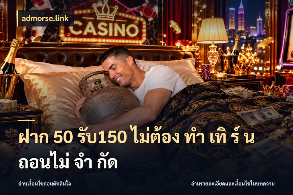 ฝาก 50 รับ150 ไม่ต้อง ทํา เทิ ร์ น ถอนไม่ จํา กัด admorse.link เปิดมุมโปรให้เข้ากับเกมแนวโปรด