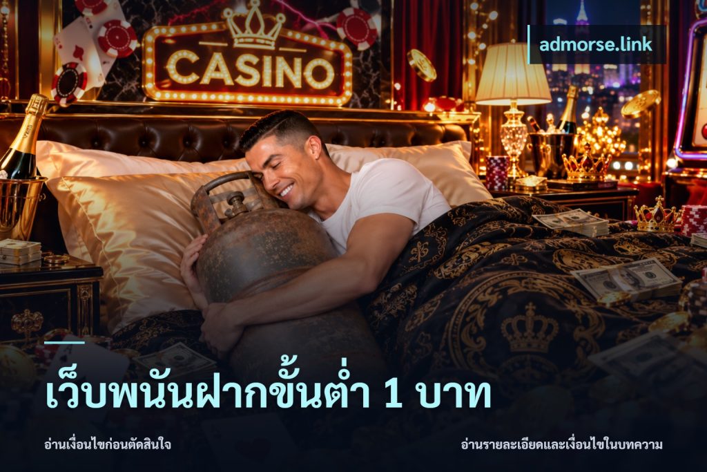 เว็บพนันฝากขั้นต่ำ 1 บาท
