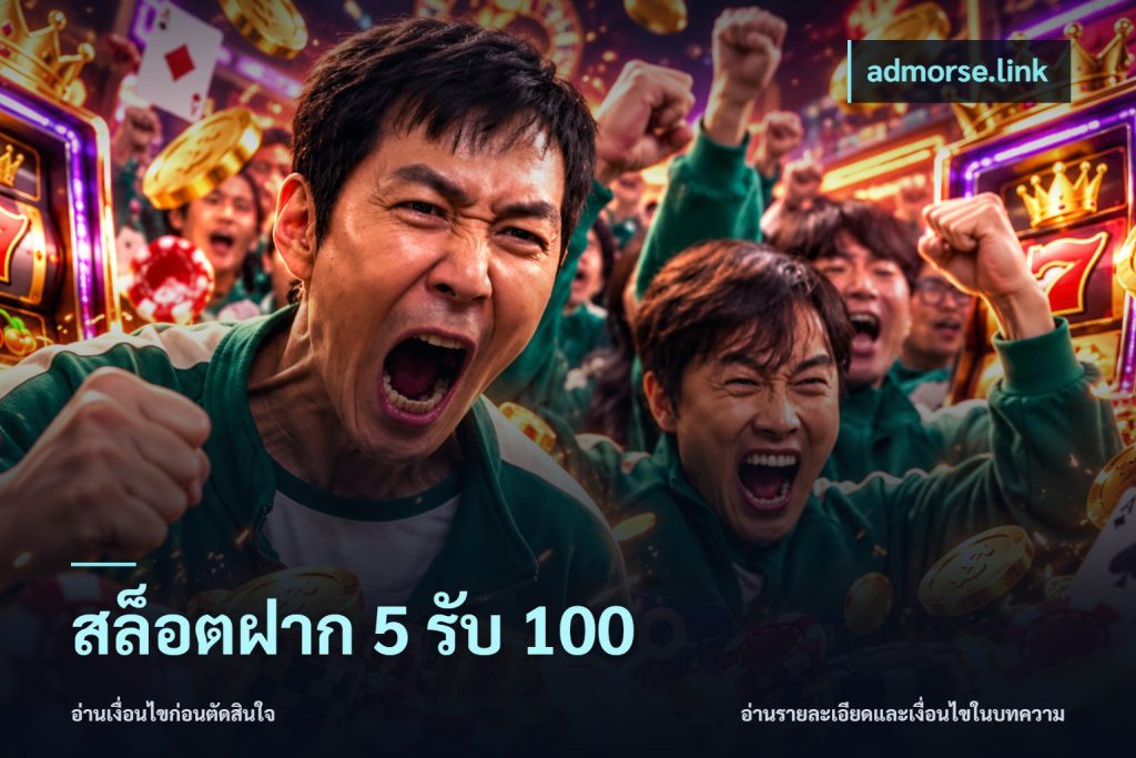สล็อตฝาก 5 รับ 100