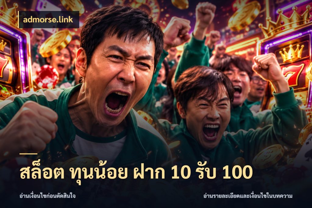 สล็อต ทุนน้อย ฝาก 10 รับ 100 เปิดมุมโปรให้เข้ากับเกมแนวโปรด สไตล์ admorse.link