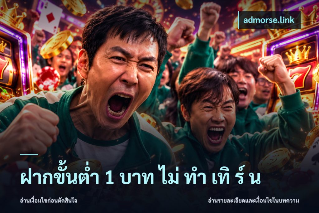ฝากขั้นต่ำ 1 บาท ไม่ ทำ เทิ ร์ น