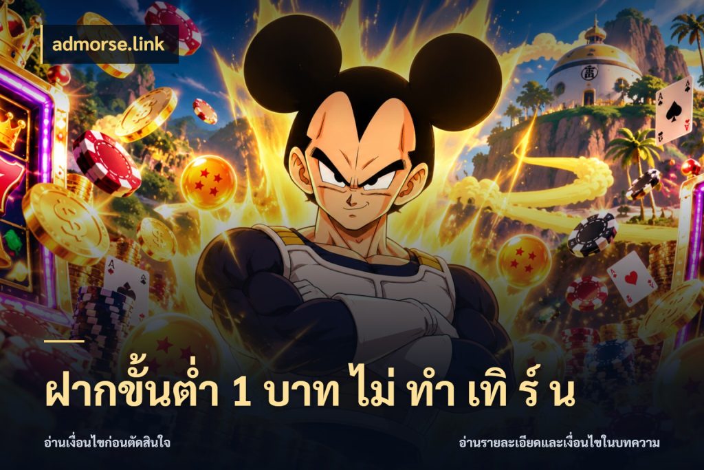 ฝากขั้นต่ำ 1 บาท ไม่ ทำ เทิ ร์ น เปิดมุมยอดเริ่มต้นสำหรับคนชอบเกม สไตล์ admorse.link