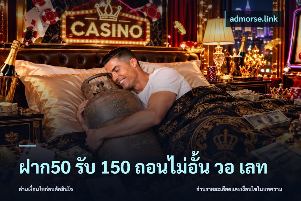 ฝาก50 รับ 150 ถอนไม่อั้น วอ เลท