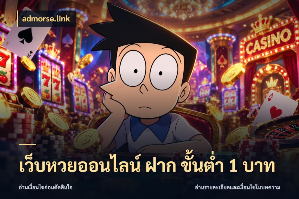 เว็บหวยออนไลน์ ฝาก ขั้นต่ำ 1 บาท เลือกมุมที่สนใจด้วยข้อมูลของบริการหวย สไตล์ admorse.link