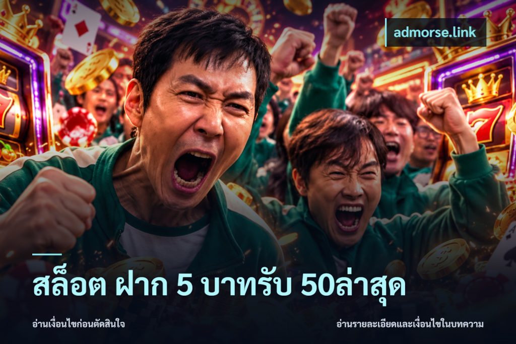 สล็อต ฝาก 5 บาทรับ 50ล่าสุด