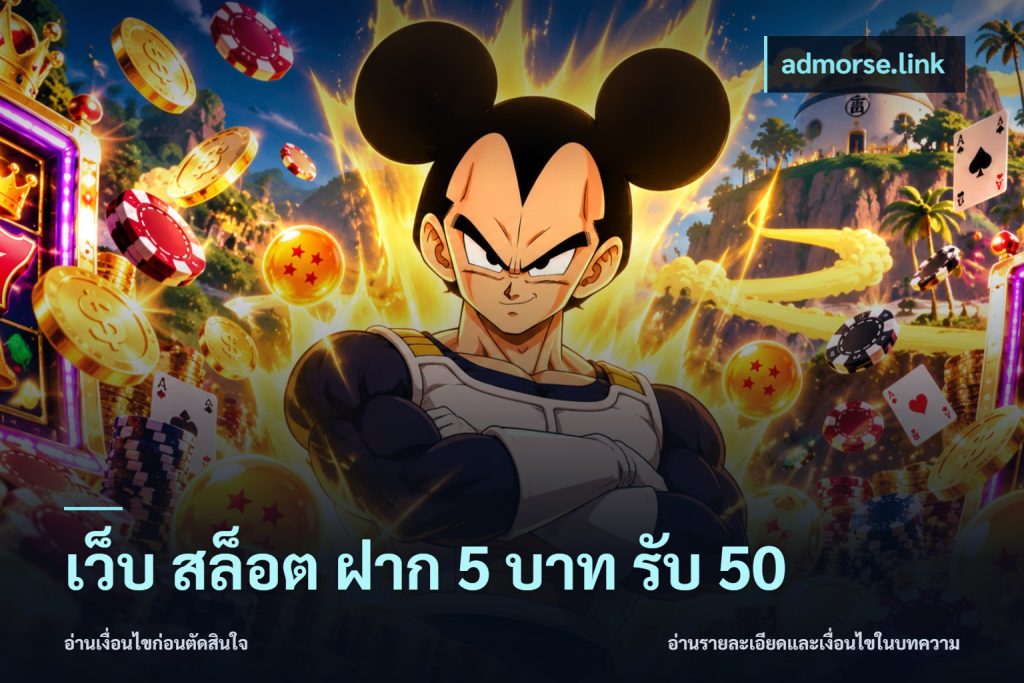 เว็บ สล็อต ฝาก 5 บาท รับ 50
