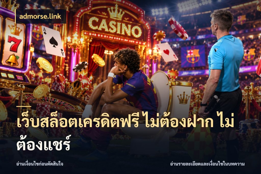 เว็บสล็อตเครดิตฟรี ไม่ต้องฝาก ไม่ต้องแชร์