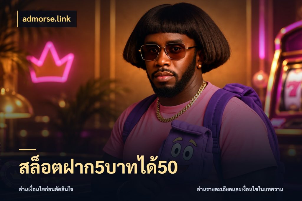 สล็อตฝาก5บาทได้50 ยอดฝากและยอดรับในมุมของคนชอบลุ้น กับ admorse.link