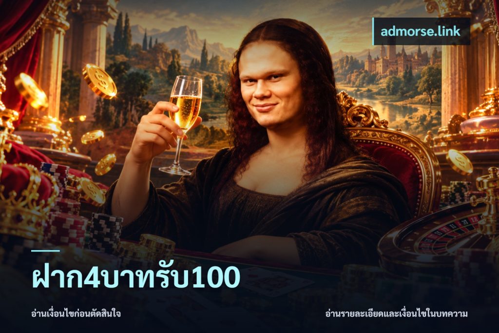 ฝาก4บาทรับ100