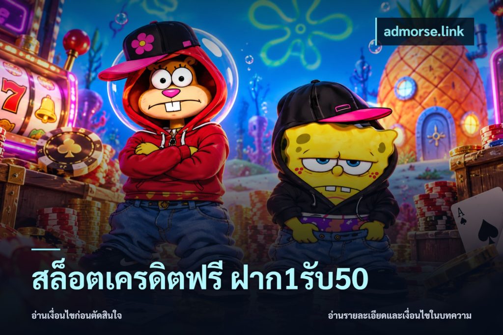 สล็อตเครดิตฟรี ฝาก1รับ50