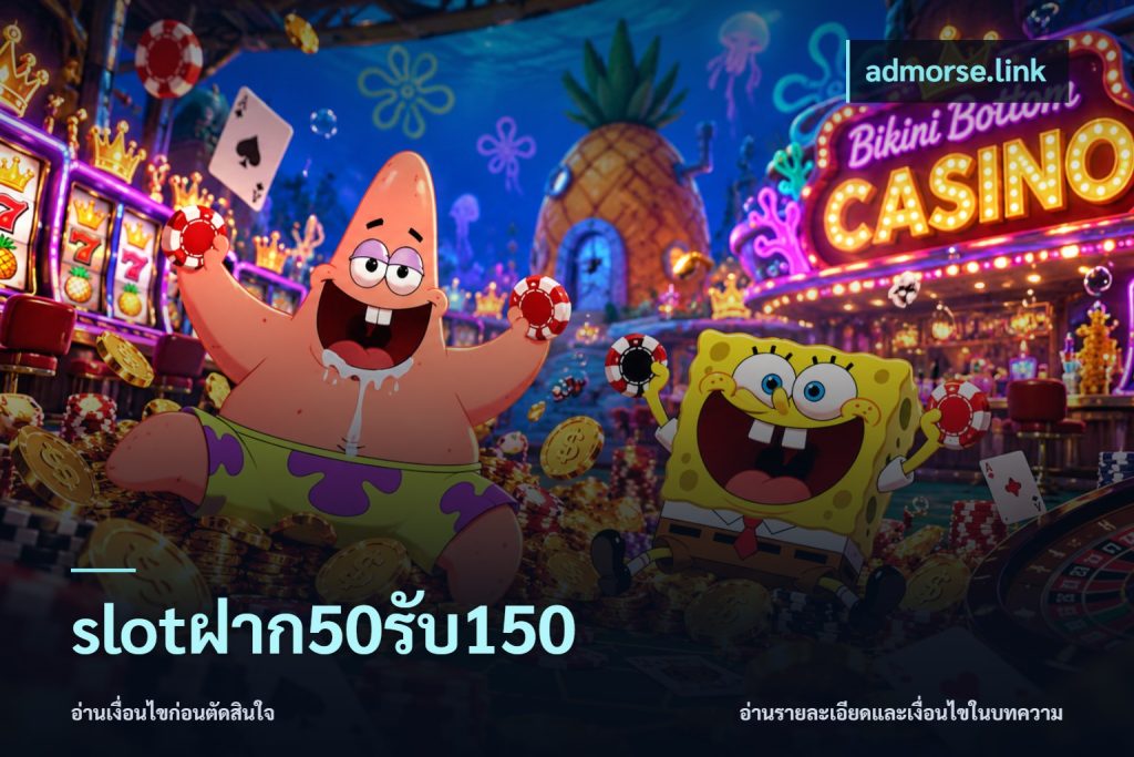 slotฝาก50รับ150