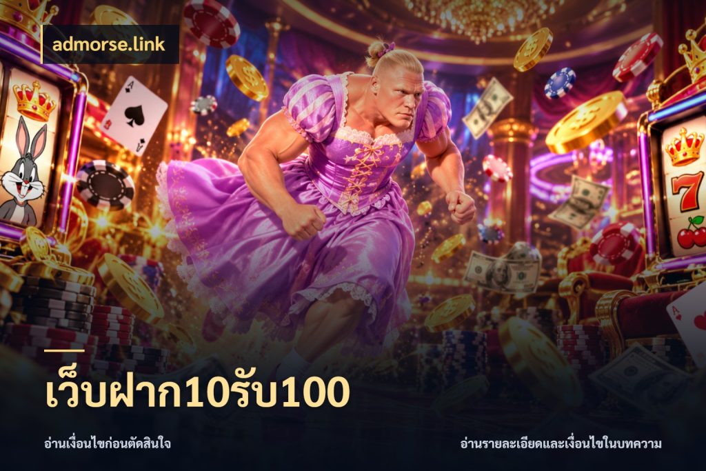 เว็บฝาก10รับ100 โปรกับเกมที่ชอบเลือกให้ตรงสไตล์ กับ admorse.link