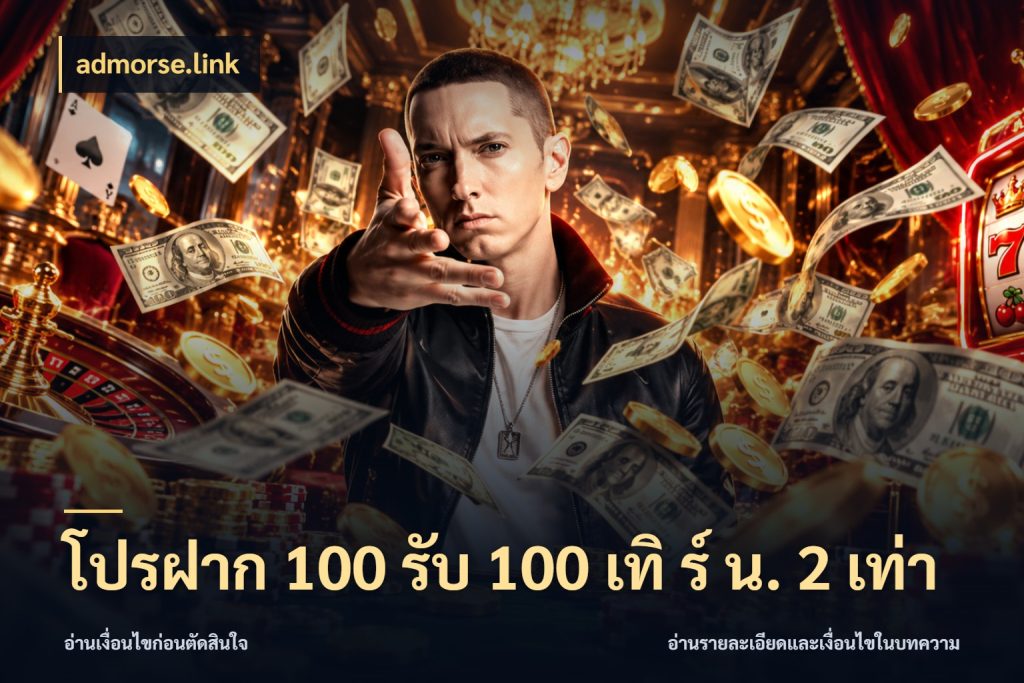 โปรฝาก 100 รับ 100 เทิ ร์ น. 2 เท่า admorse.link สายโบนัสเลือกจังหวะสนุกได้อย่างไร