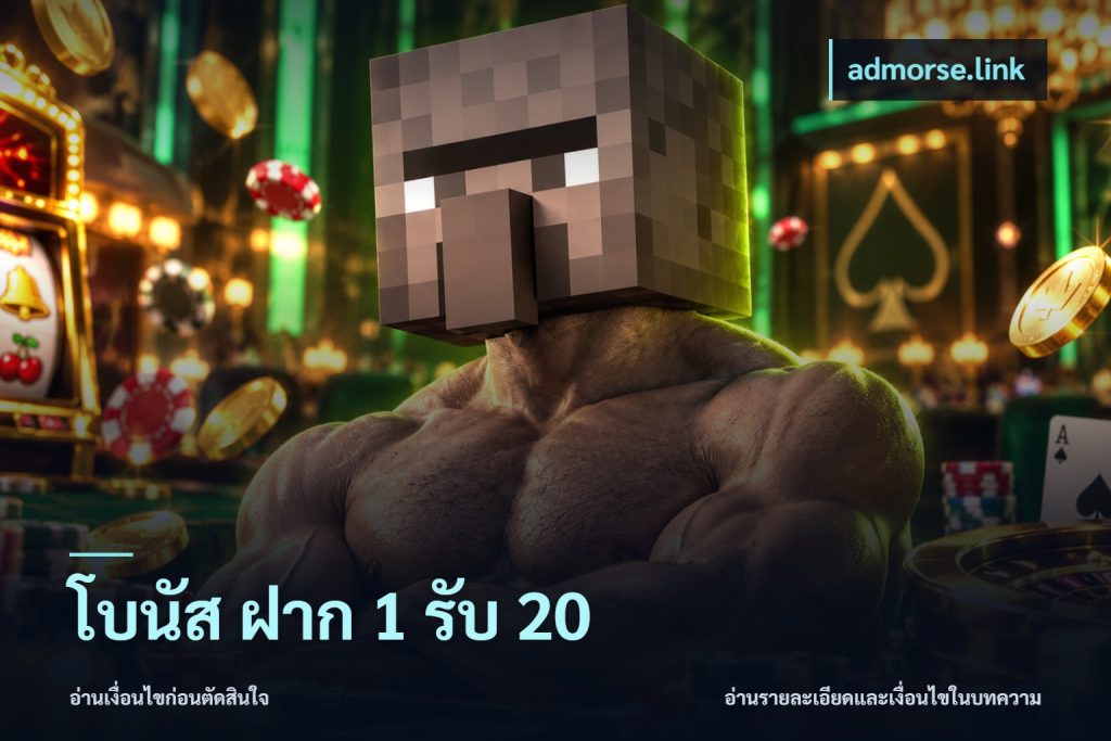 โบนัส ฝาก 1 รับ 20
