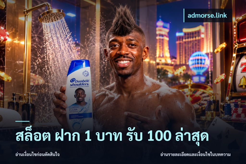 สล็อต ฝาก 1 บาท รับ 100 ล่าสุด