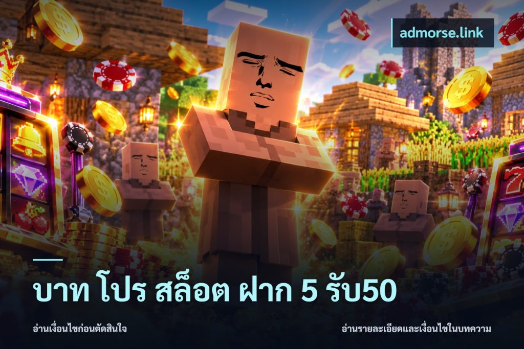บาท โปร สล็อต ฝาก 5 รับ50