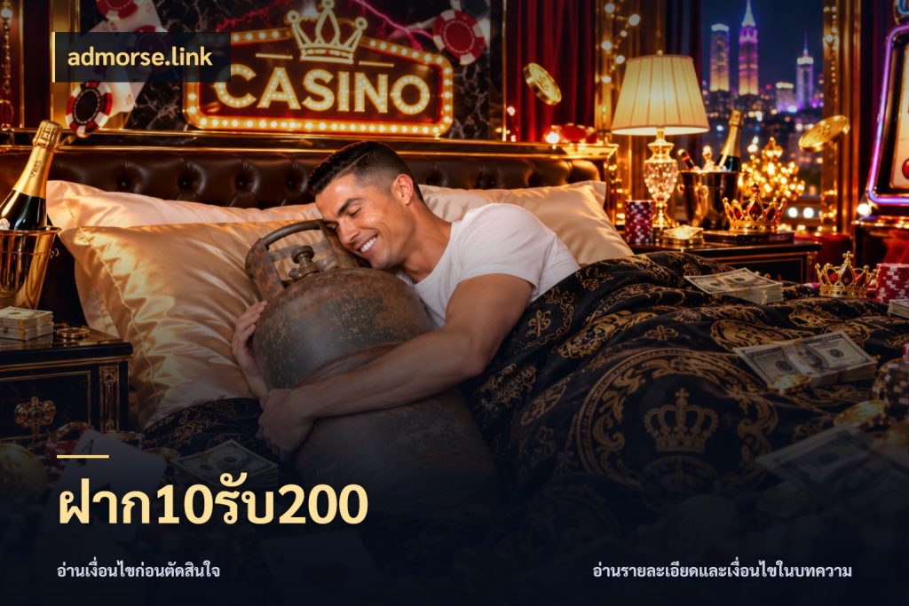 ฝาก10รับ200 admorse.link เปิดมุมโปรให้เข้ากับเกมแนวโปรด