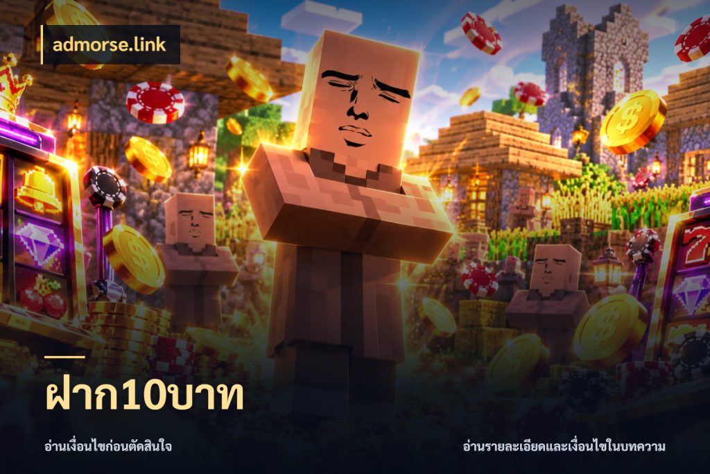 ฝาก10บาท เงินตั้งต้นกับความสนุกที่คุณกำหนด ในมุม admorse.link